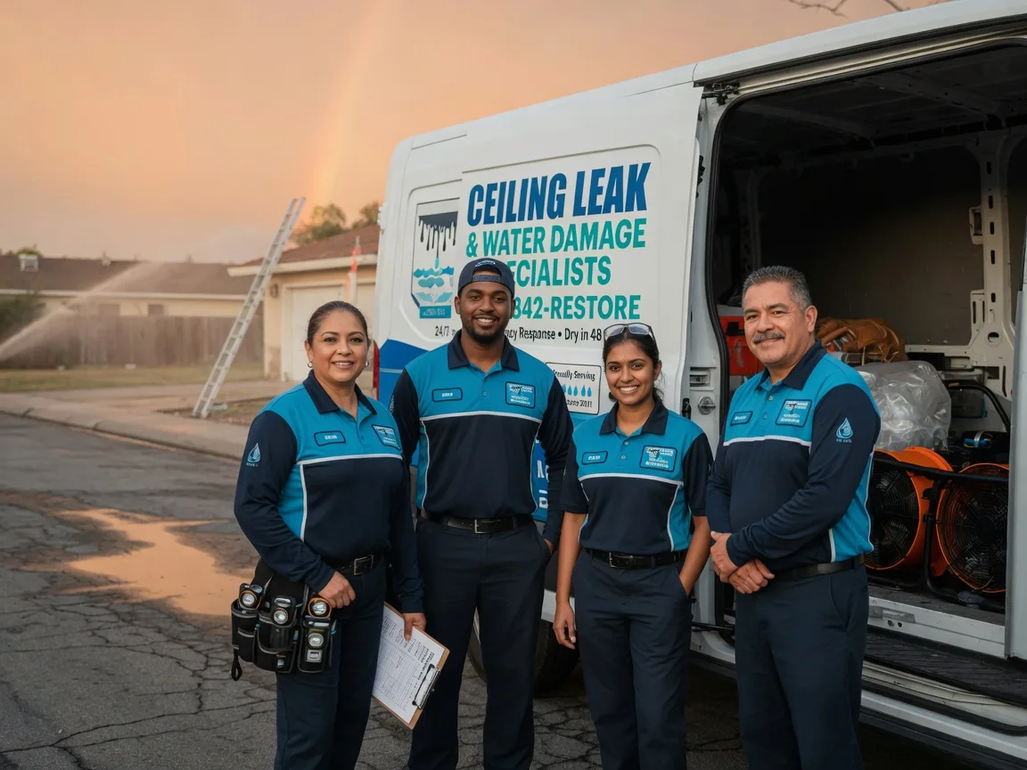 Ceiling Leak Cleanup company in Hungerford, TX